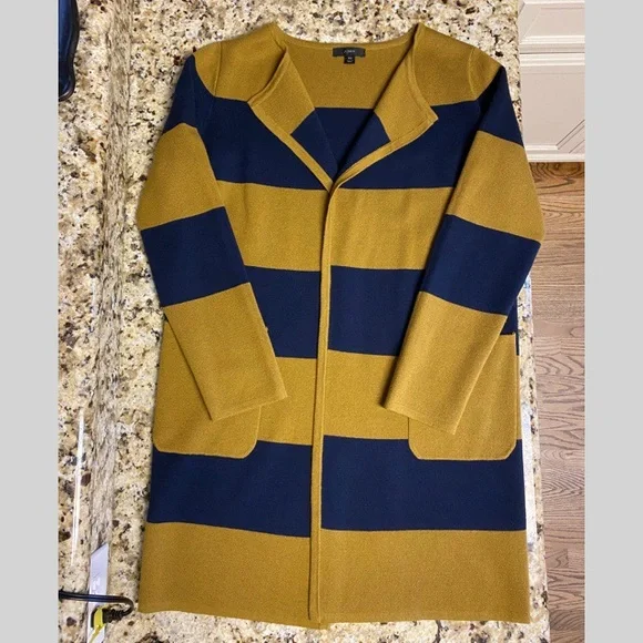 J Crew Juliette Sweater Blazer in Rugby Stripe - Picture 4 of 10